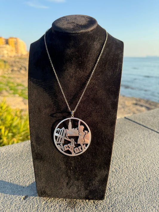 Collana in argento 925 New York
