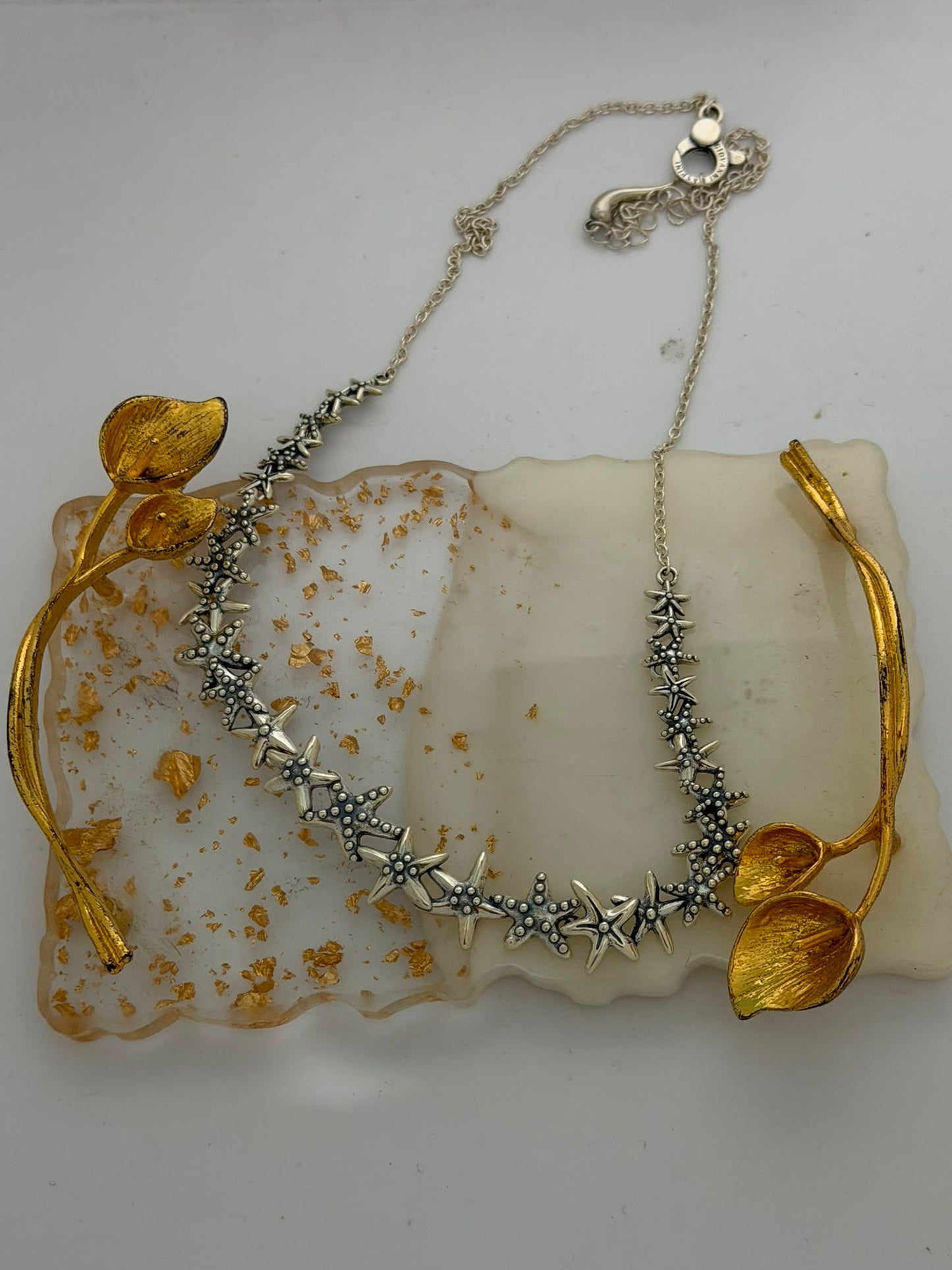 Collana Stelle Marine in Argento 925 – Pezzo Unico Artigianale