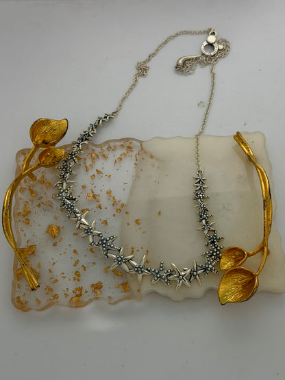 Collana Stelle Marine in Argento 925 – Pezzo Unico Artigianale