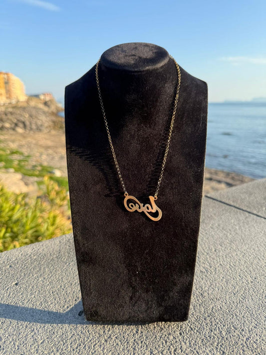 Collana in argento 925 love