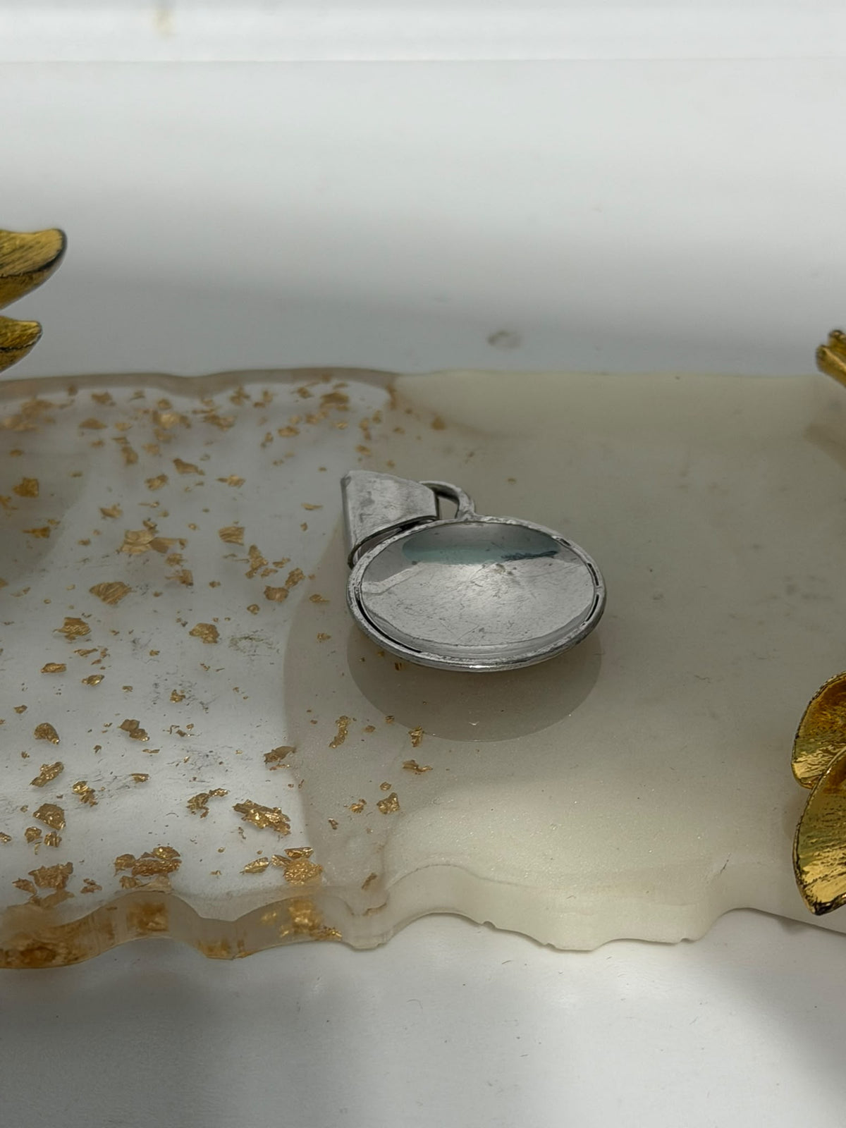 Collana con ciondolo smaltato giallo in argento 925 – Pezzo unico artigianale