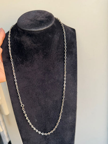 Collana in Argento 925 Maglia Marinaia — 70 cm (II)