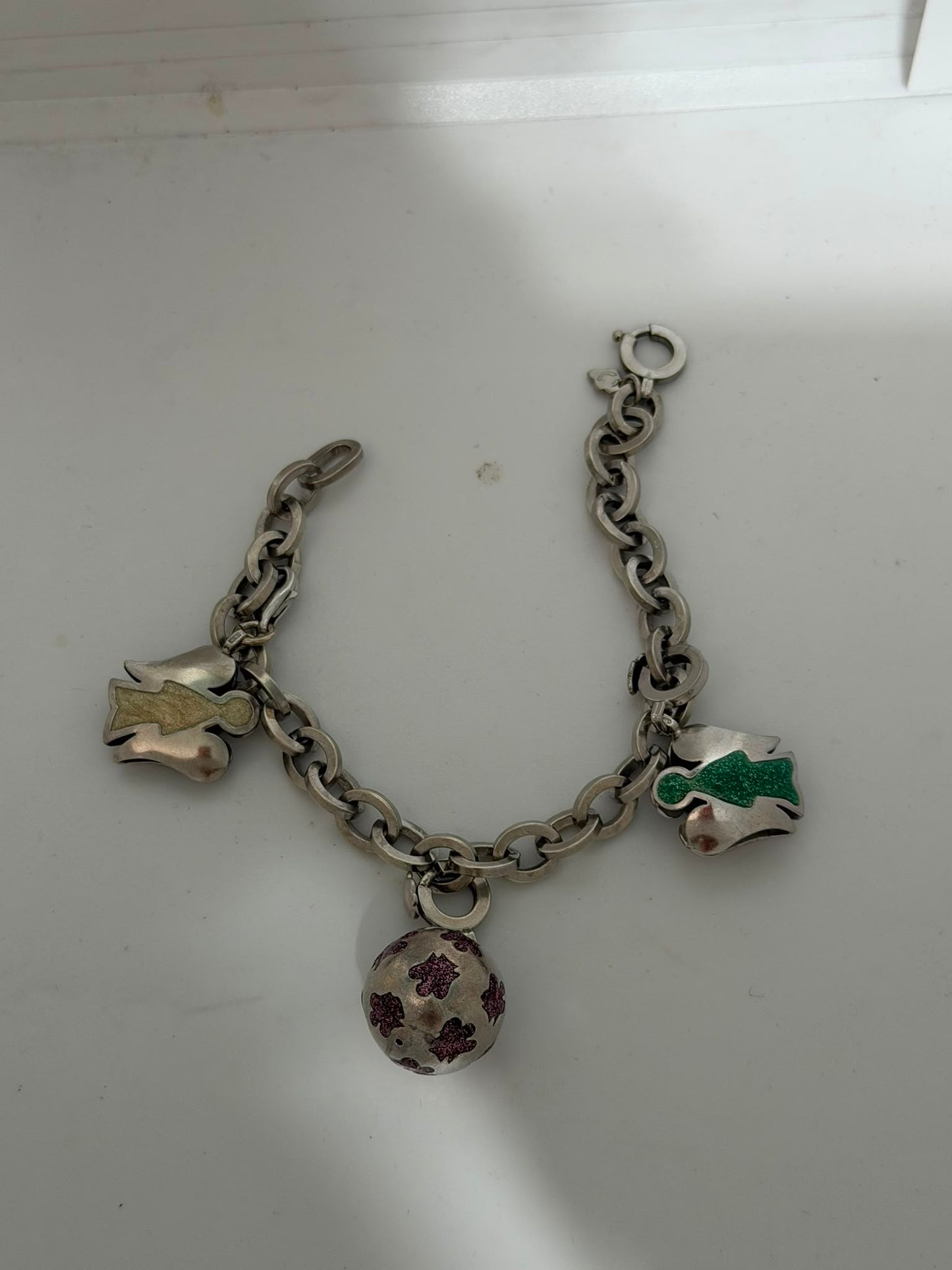 Bracciale in Argento 925 con Angeli Smaltati – Roberto Giannotti