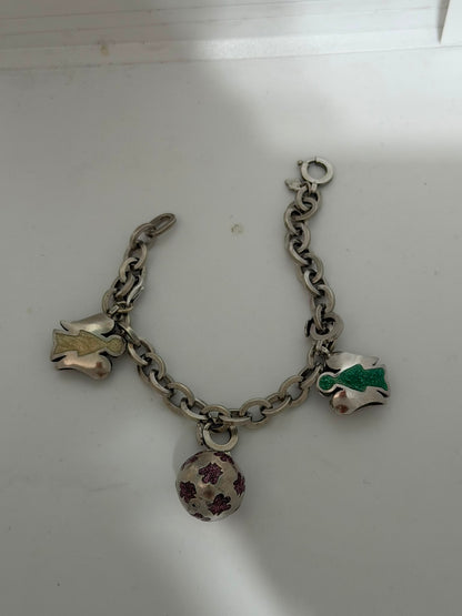 Bracciale in Argento 925 con Angeli Smaltati – Roberto Giannotti