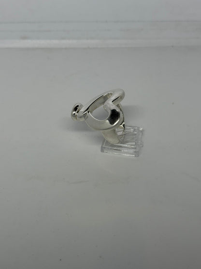 Anello cuore bombato in argento 925