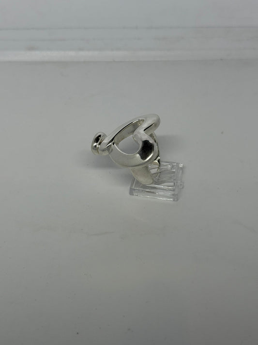 Anello cuore bombato in argento 925