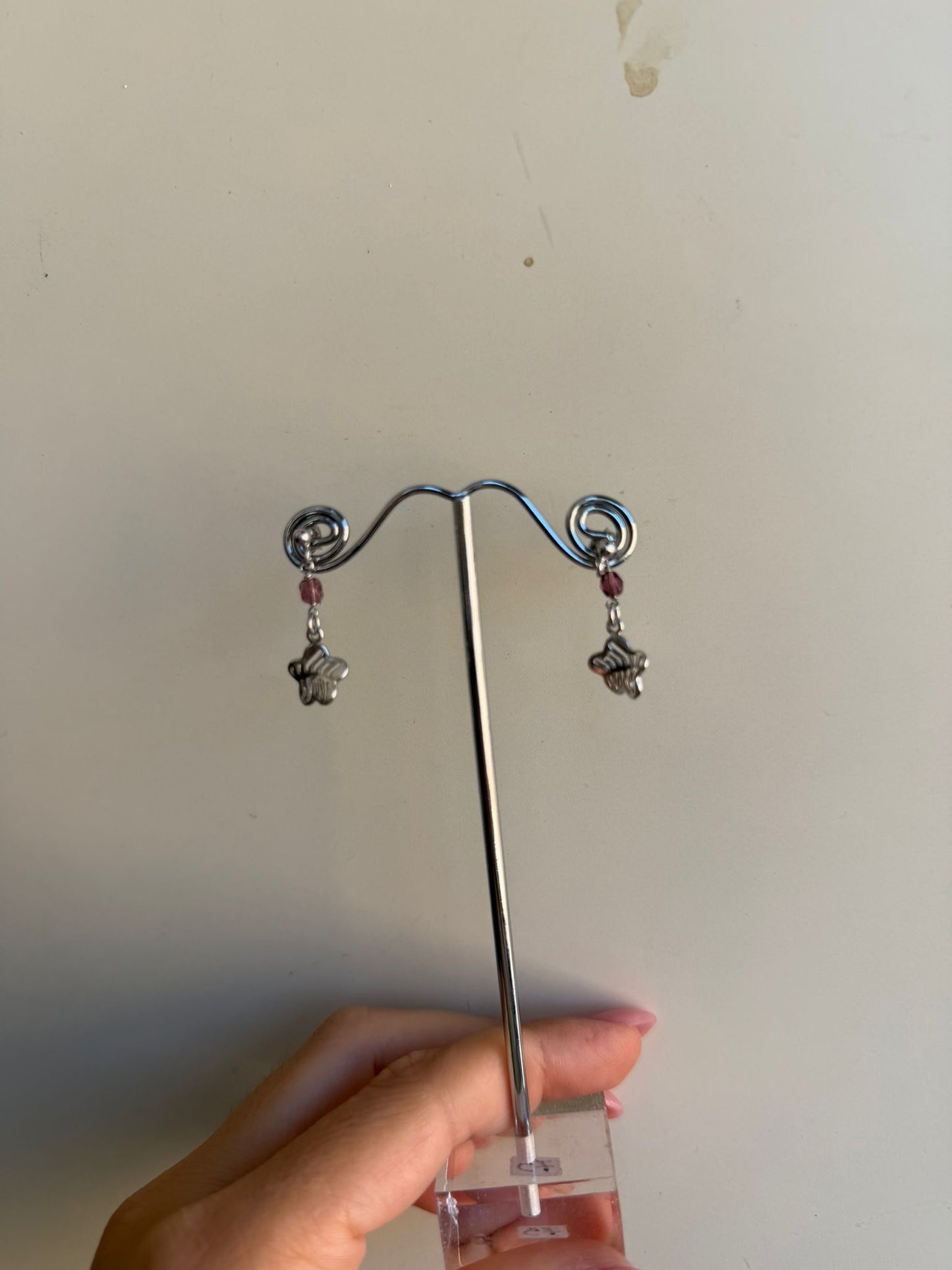 Orecchini a Fiore in Argento 925