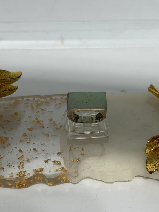 Anello fascia rettangolare in argento 925 – Pezzo Unico