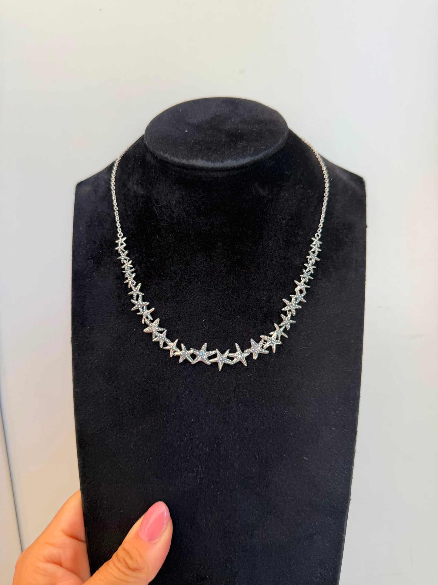 Collana Stelle Marine in Argento 925 – Pezzo Unico Artigianale