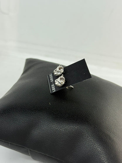 Orecchini Argento 925 Pantera Lobo | Pezzo Unico Vintage Animale