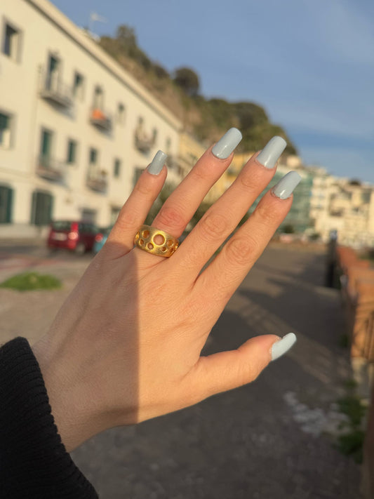 Anello fascia in argento 925