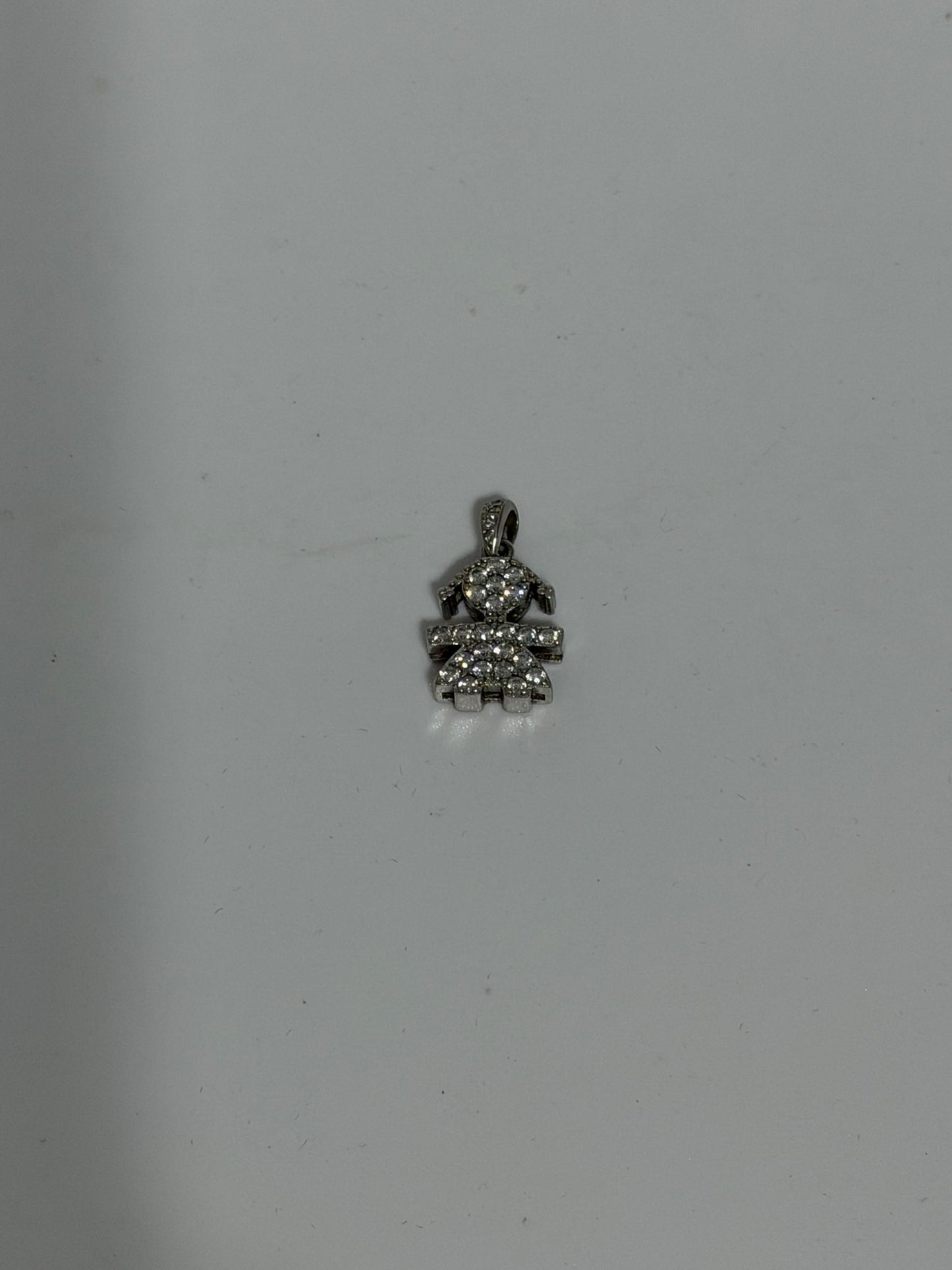 Collana in Argento 925 Bimba con Zirconi – Regalo Speciale