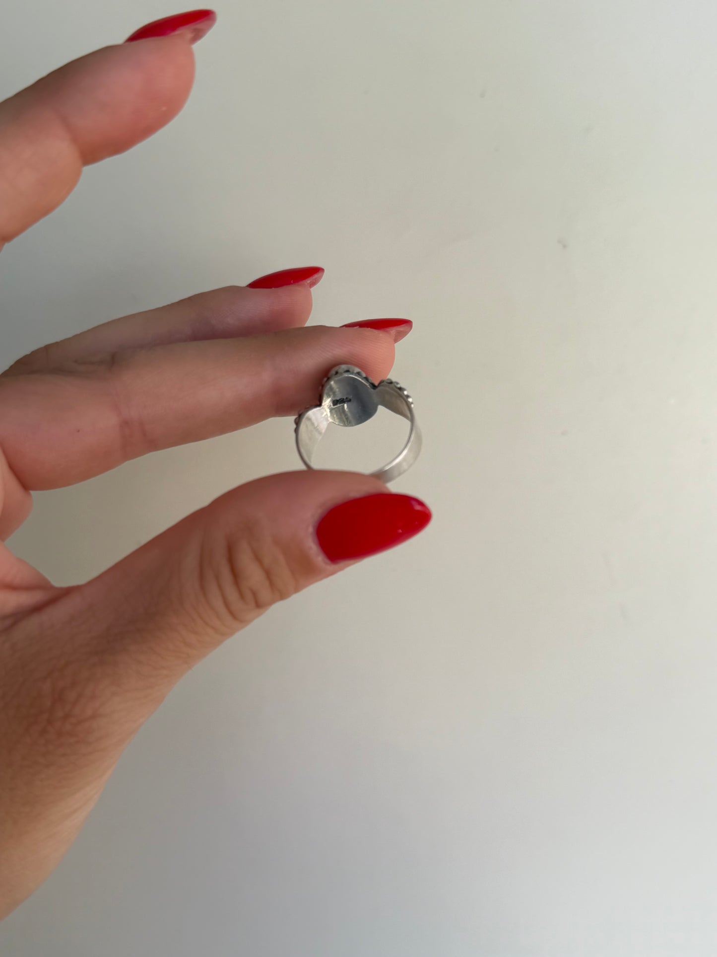 Anello in Argento 925 con Ametista Viola – Pietra Naturale Artigianale