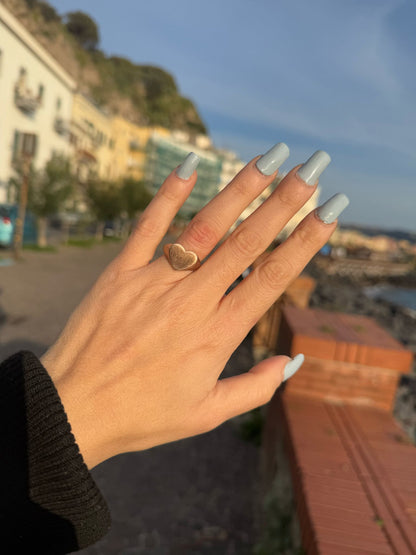 Anello cuore in argento 925