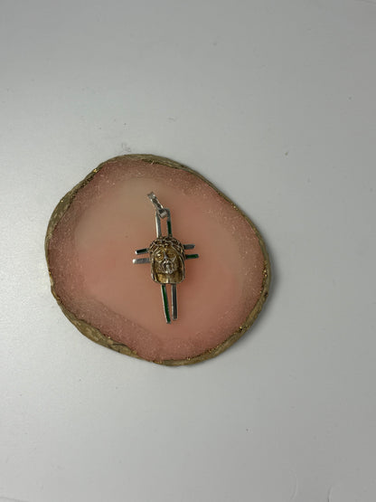 Collana in argento 925 cristo