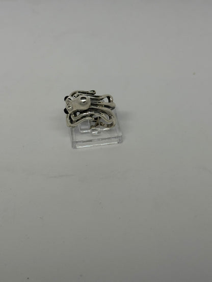 Anello polipo in argento 925