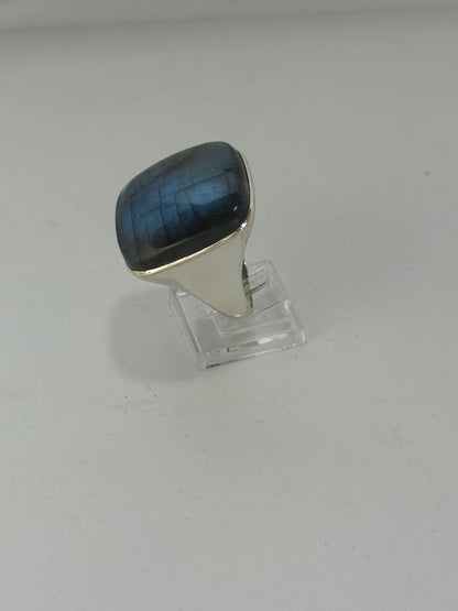 Anello labradorite in argento 925