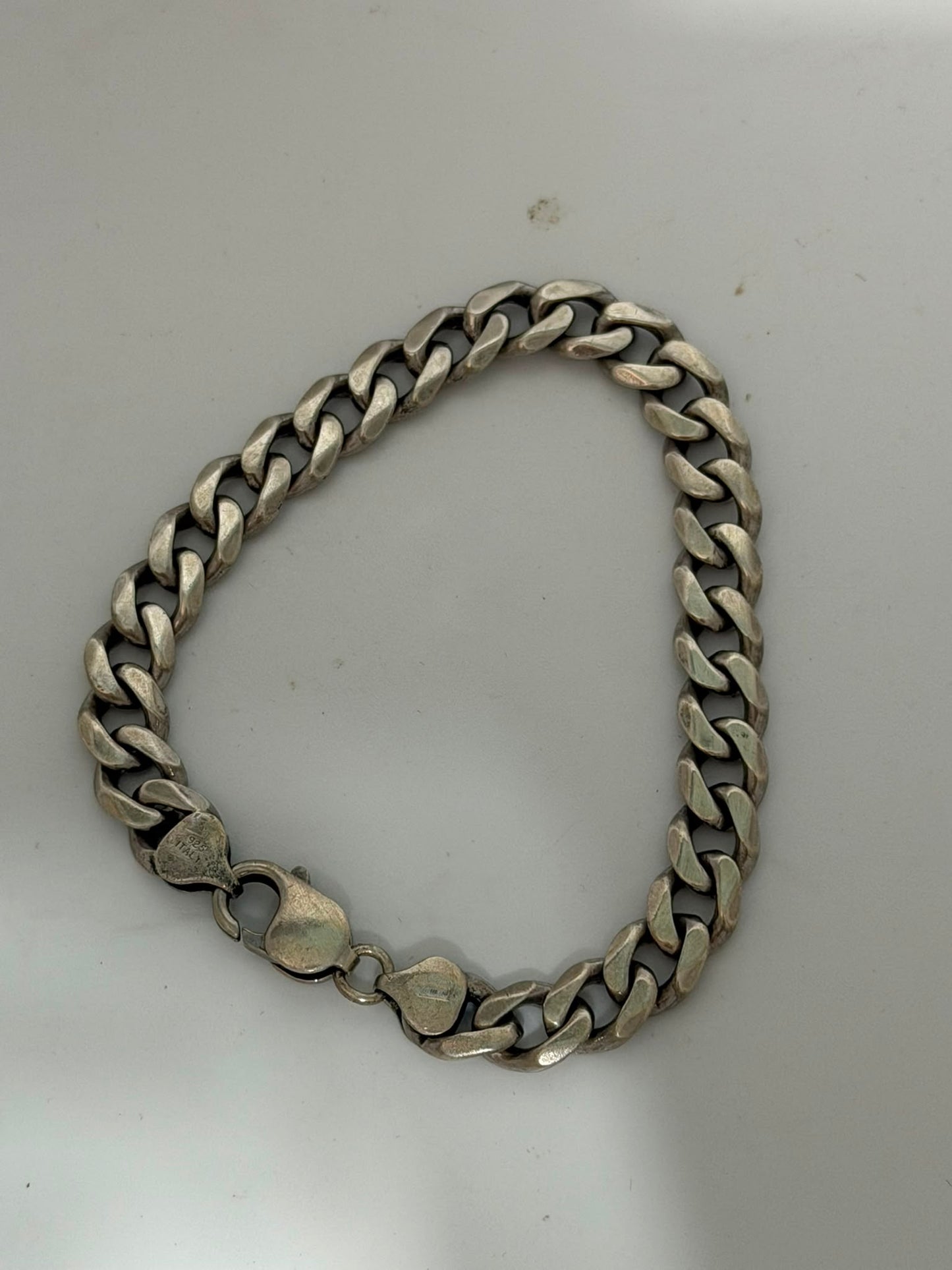 Bracciale catena Groumette schiacciata in argento 925 – Classico Made in Italy