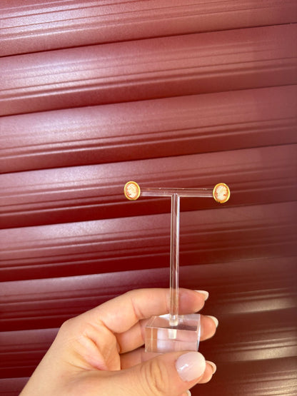 Orecchini in argento 925 cammeo