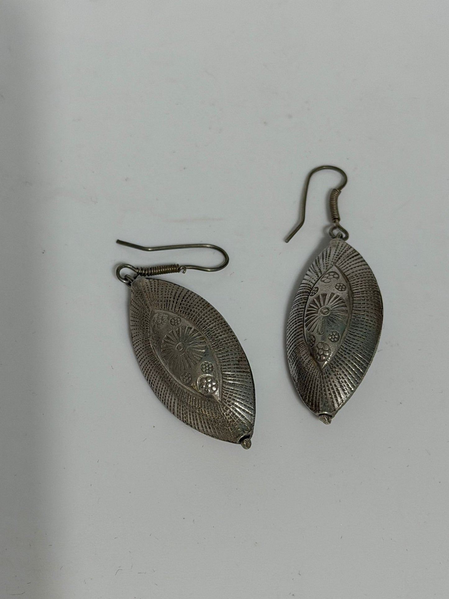 Orecchini Bombati Etnici in Argento 925 – Stile Tribale Artigianale