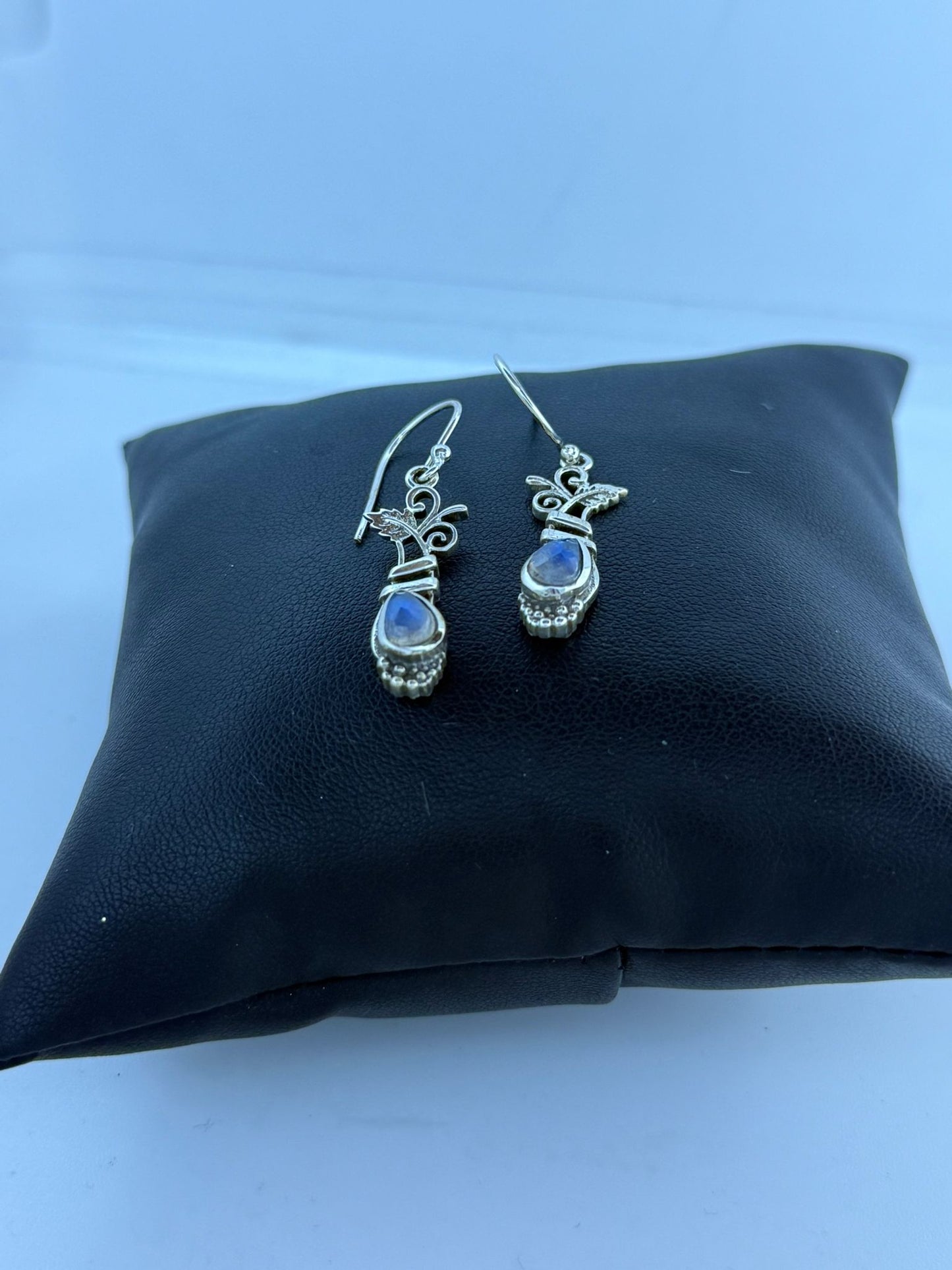 Orecchini Argento 925 Pietra di Luna | Pezzo Unico Vintage Magico