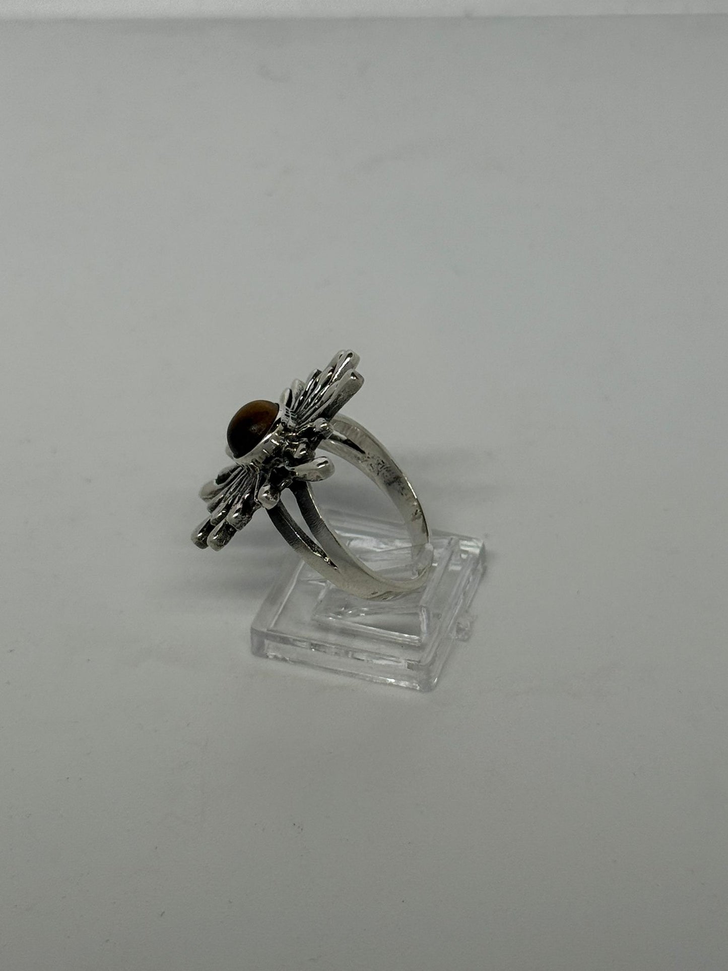 Anello in argento 925 occhio di tigre