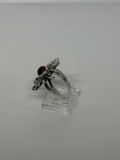 Anello in argento 925 occhio di tigre