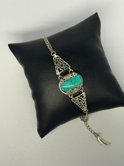 Bracciale in argento 925 turchese
