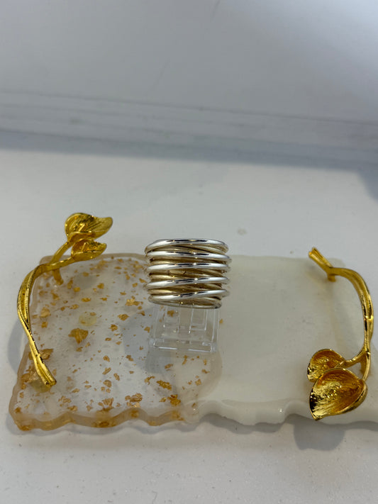 Anello filo della vita in argento 925