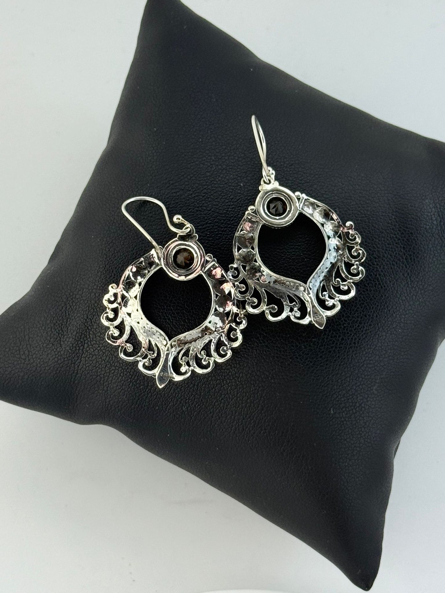 Orecchini in argento 925 citrino giallo