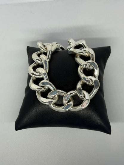 Bracciale groumette in argento 925
