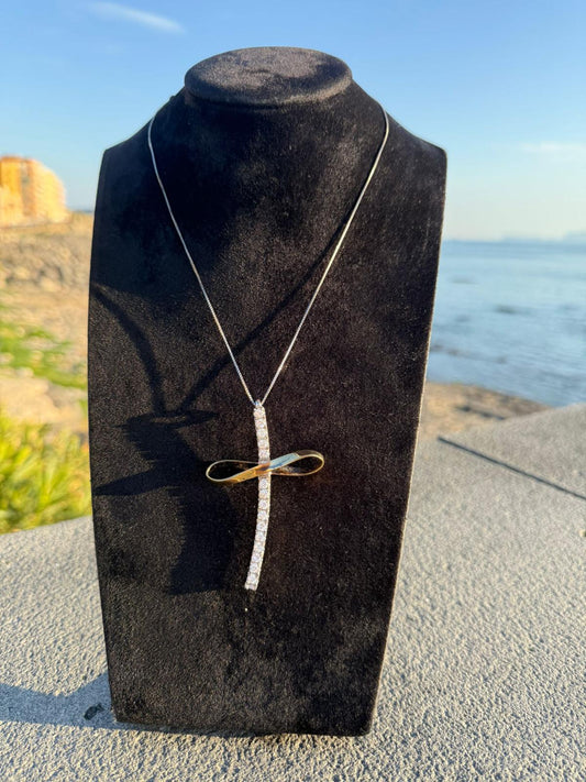 Collana in argento 925 croce