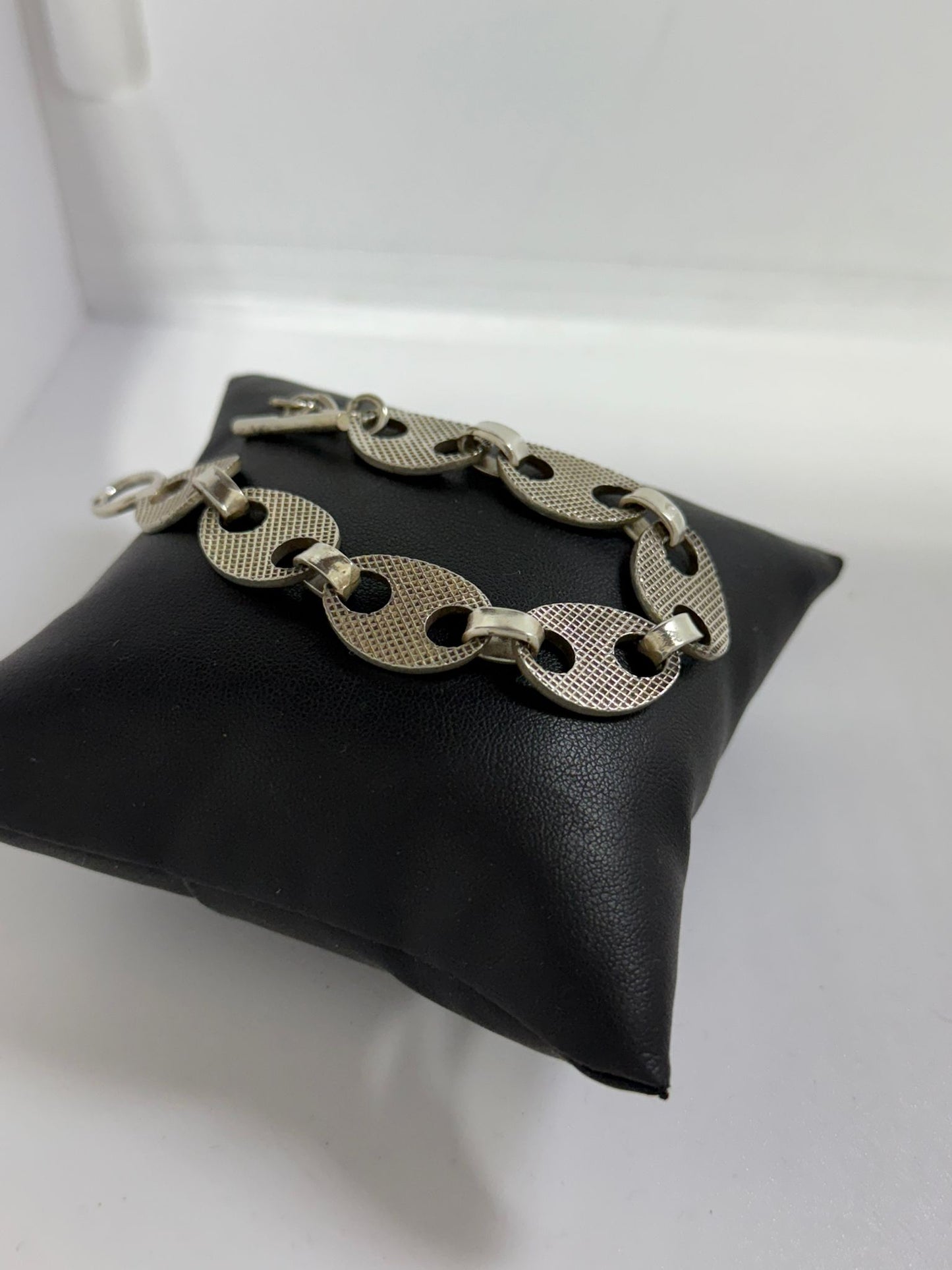 Bracciale in argento 800 maglia marinaia