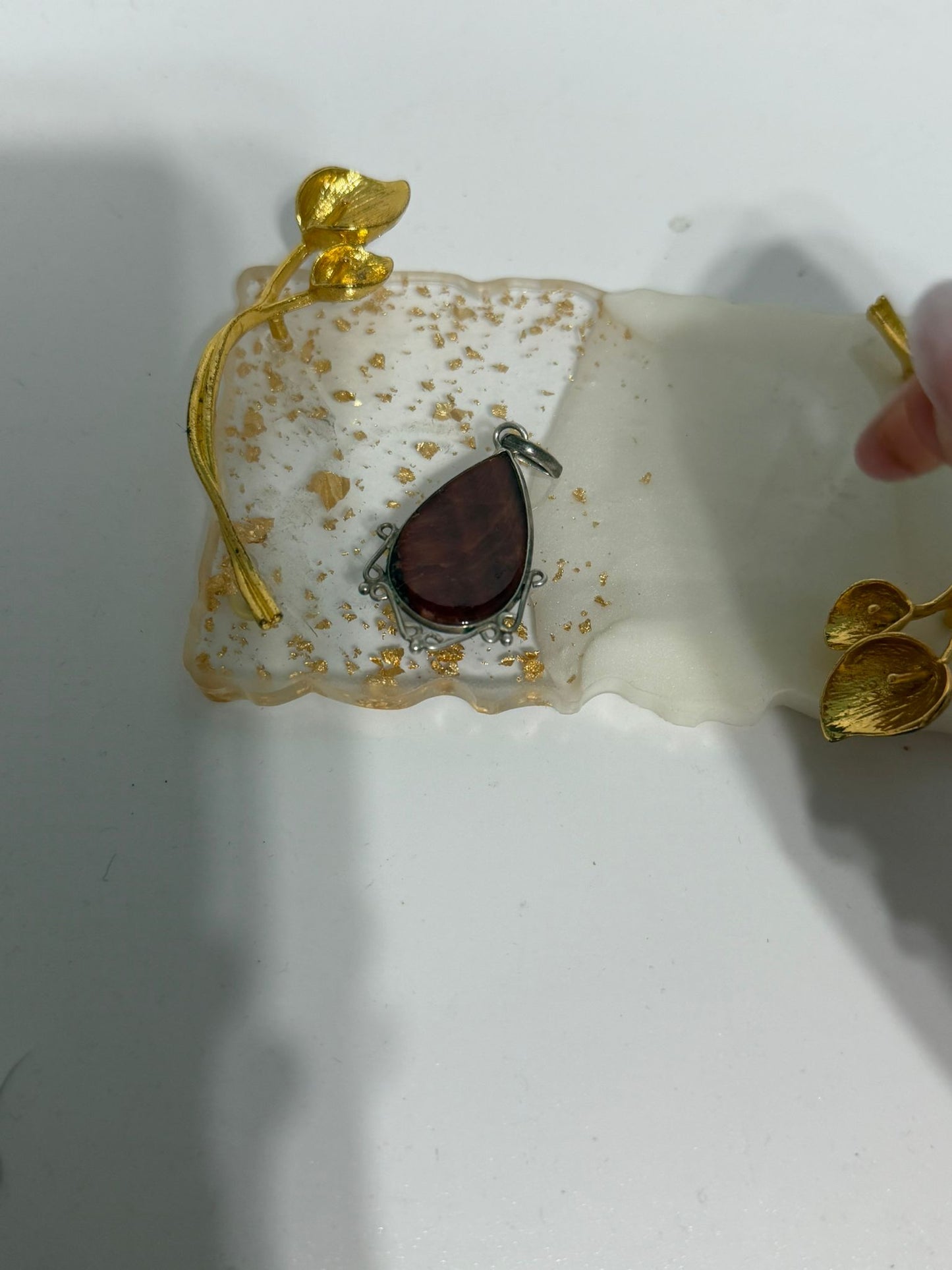 Collana occhio di tigre in argento 925 – Pietra naturale artigianale