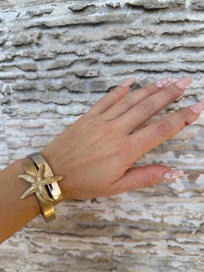 Bracciale in argento 925 stella marina