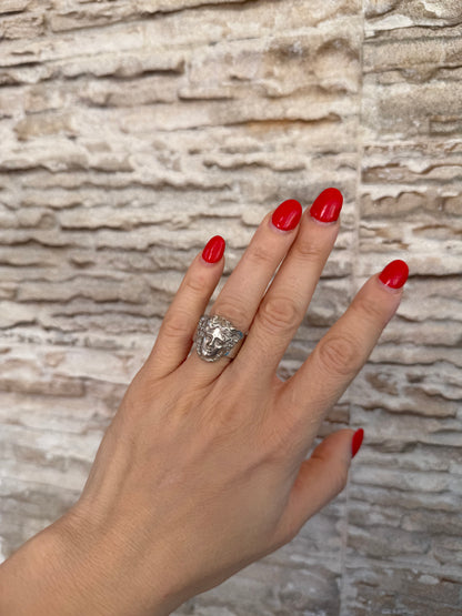 Anello medusa in argento 925