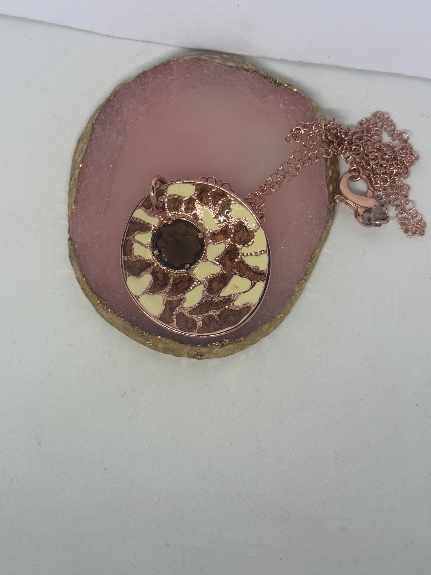 Collana in argento 925 cerchio