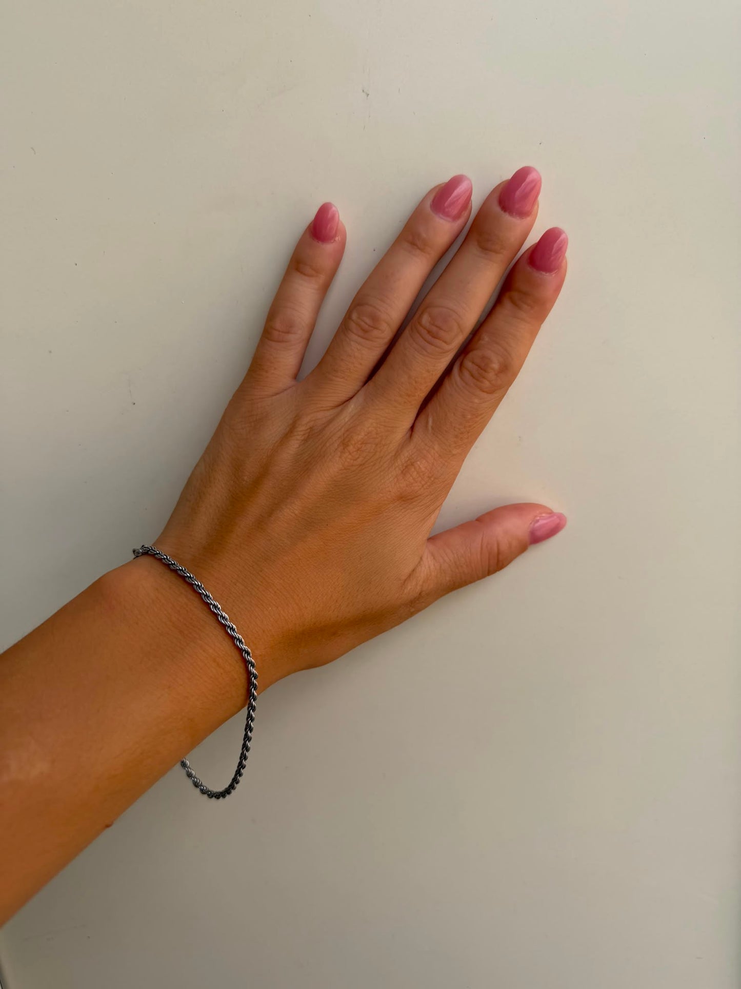 Bracciale Fune Intrecciata in Argento 925 – Pezzo Unico Artigianale