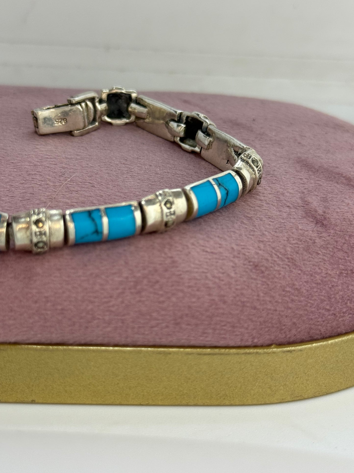 Bracciale in argento 925 turchese