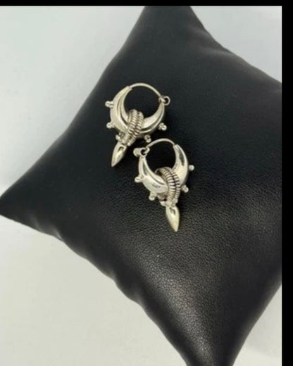 Orecchini etnici in argento 925