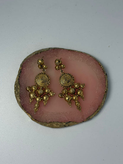 Orecchini in argento 925 dorato