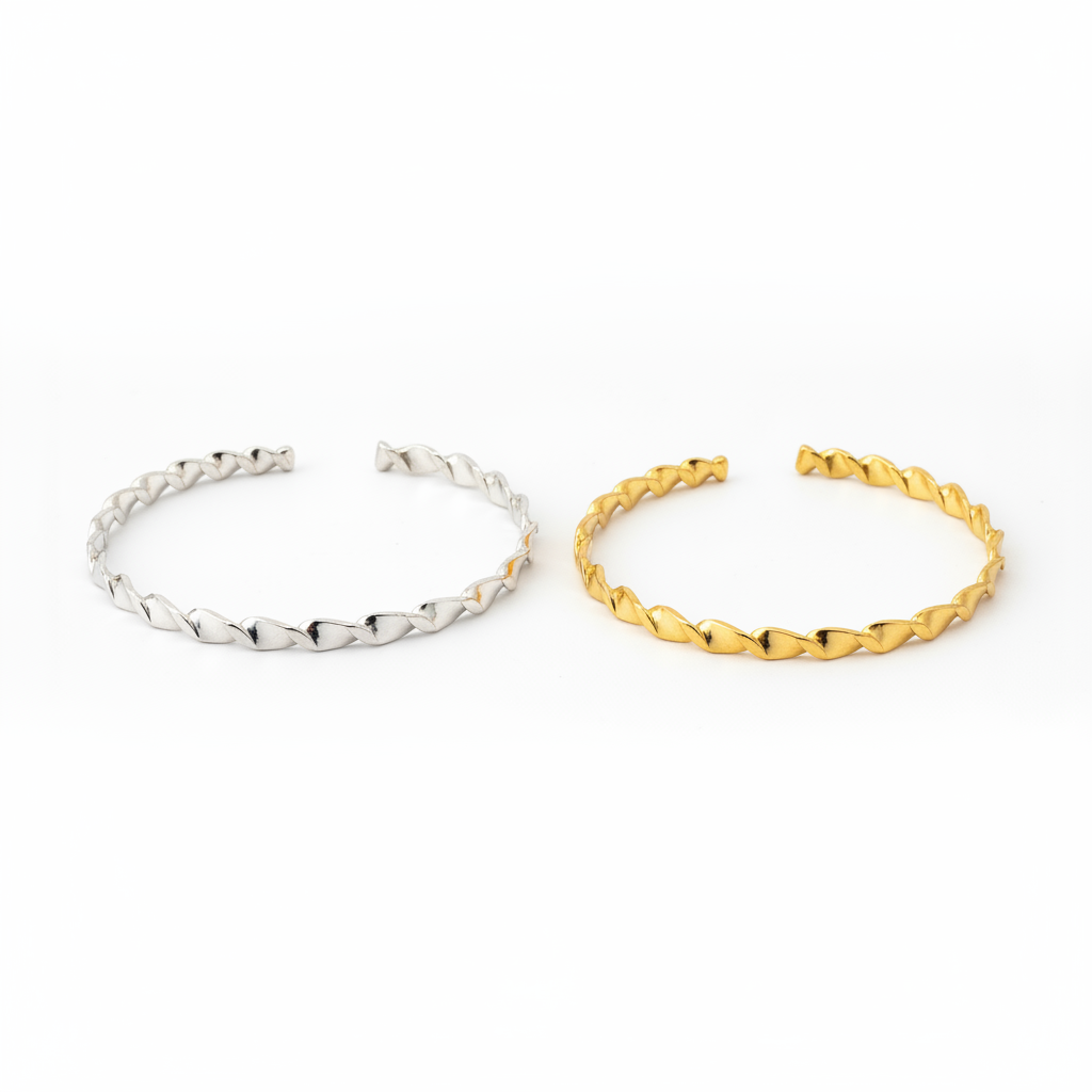 Bracciali in argento 925 rigidi