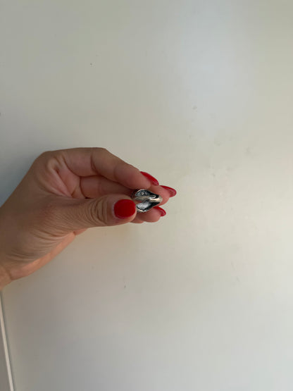 Anello in Argento 925 con Vesuvio Inciso – Simbolo Napoletano Artigianale