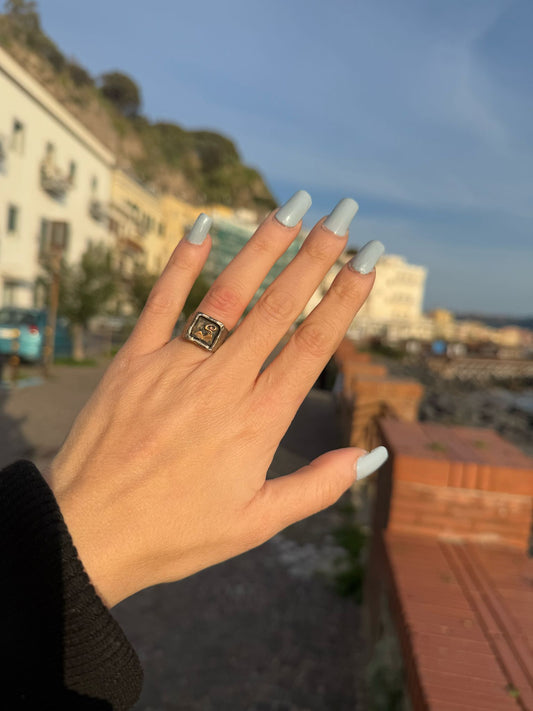 Anello Vesuvio in argento 925