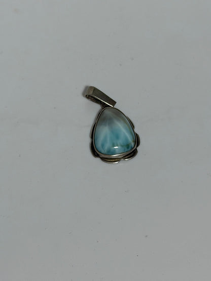 Collana in Argento 925 con Pietra Larimar – Personalizzabile