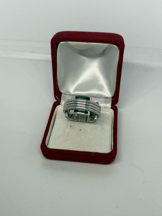 Anello fascia in argento 925