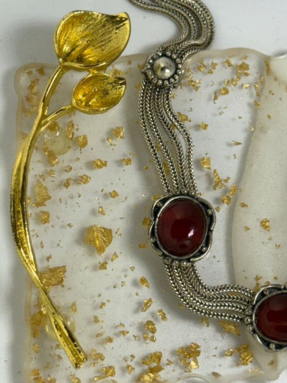 Collana in argento 925 corniola