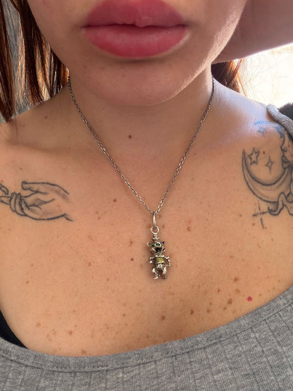 Collana in Argento 925 con Ciondolo Porcellino Smaltato – Gioiello Portafortuna