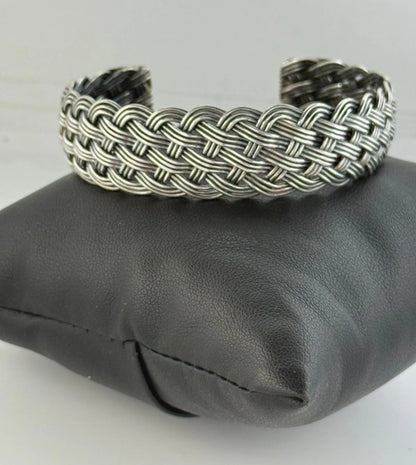 Bracciale in argento 925 intrecciato