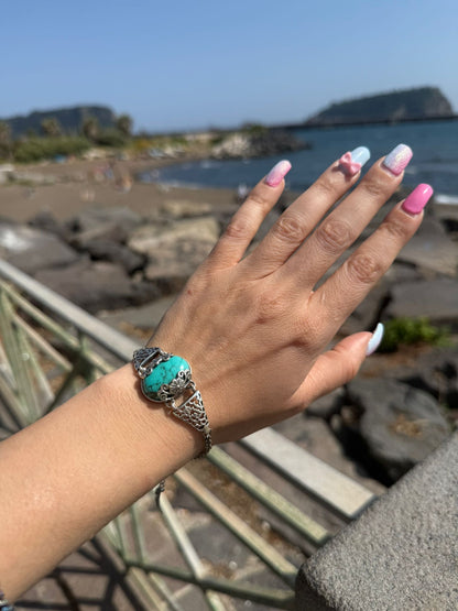 Bracciale in argento 925 turchese